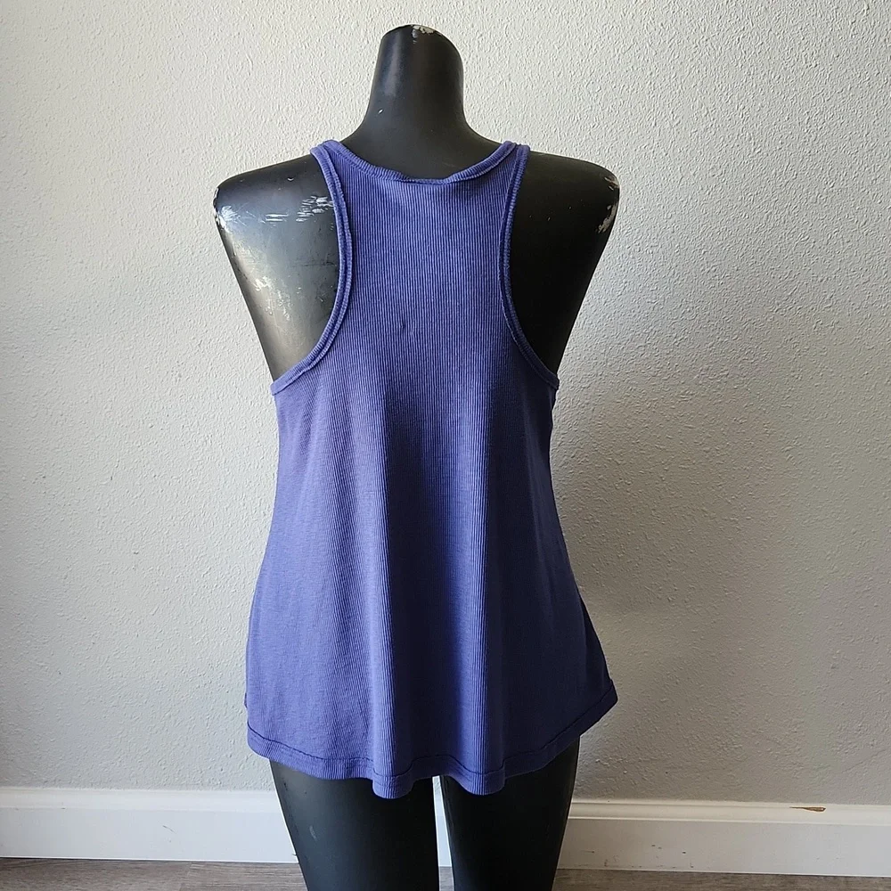 FREE PEOPLE Long Beach Tank Top Size M - Picture 3 of 9